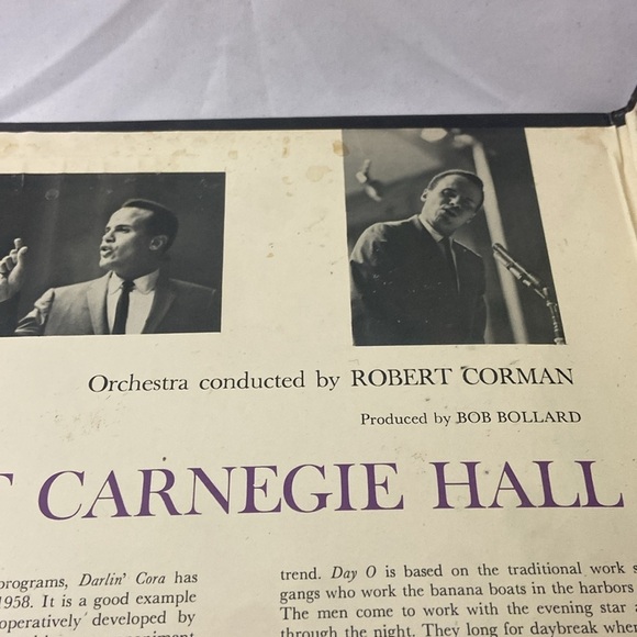 Harry Belafonte At Carnegie Hall The Complete Concert Vinyl Records 2 LP’s - Picture 5 of 11